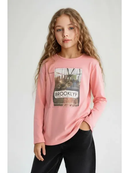 Amour kids Хлопковый лонгслив детский школьный
