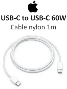Кабель Apple USB-C для зарядки 60W, 1m, белый