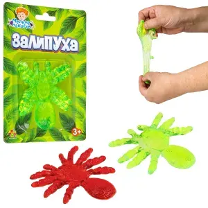 Паук лизун 1 шт 1TOY липучка тянучка, таба сквиш, антистресс игрушка липкая