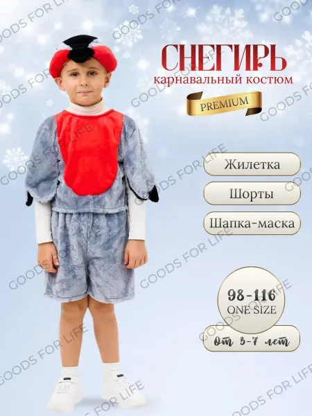Карнавальный костюм Снегирь