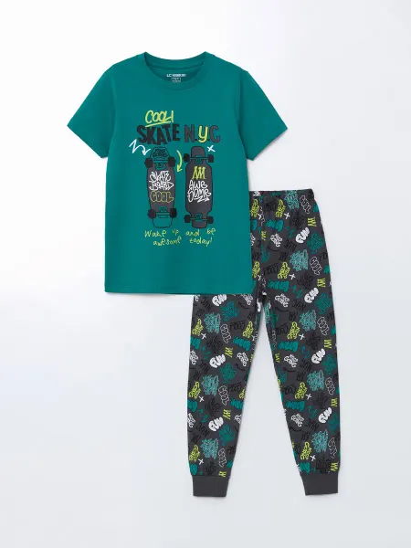 LC Waikiki Мальчики зеленый Пижамы