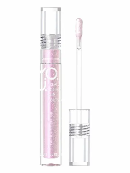 Блеск для губ масло Relouis Y.O.U. REALLY GLIMMER тон 01 Rose Quartz 3г