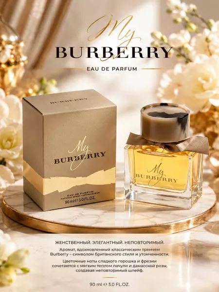 Парфюмерная вода My Burberry, восточный аромат, для женщин, 5мл