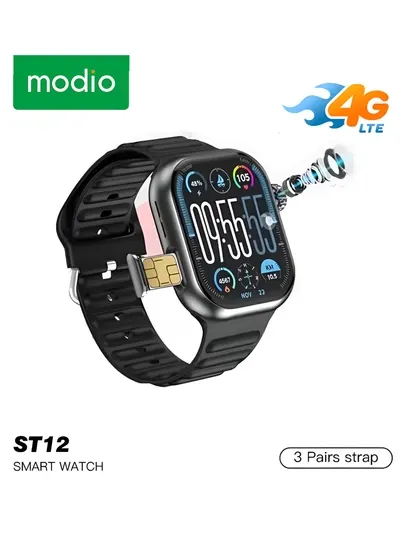Умные часы Modio ST12 4G — SIM, WhatsApp, Facebook, Камера, экран 2.2″