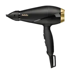 Фен для волос профессиональный Babyliss Power Pro 6704E 2000 Вт, 2.8 м, 2 температурных режима, насадка-концентратор, черный. Товар уцененный