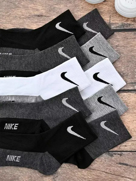 Nike Носки найк Everyday длинные и высокие набор 10 пар