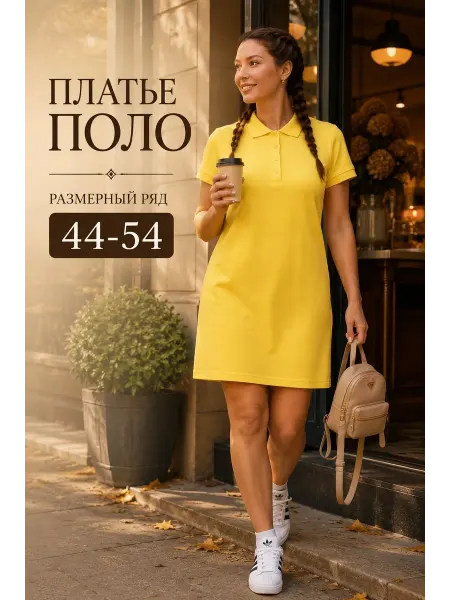 Натали Платье поло летнее
