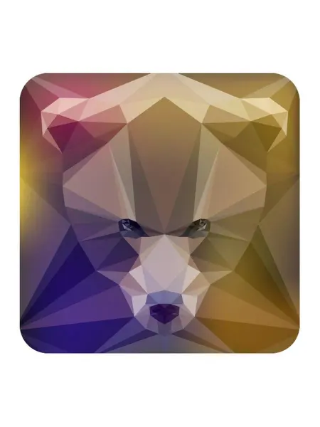 PrintShop Наклейка декоративная Медведь 15x15 см