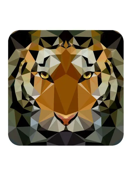 PrintShop Наклейка декоративная Тигр 15x15 см
