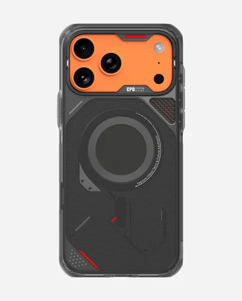 Чехол для iPhone 17 Pro Max series, Aulumu А17 Rugged Case, полупрозрачный серый
