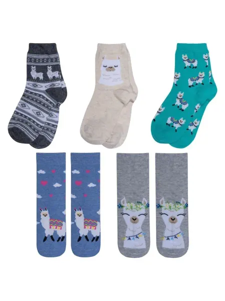Rusocks Носки детские с альпаками 5 пар хлопок
