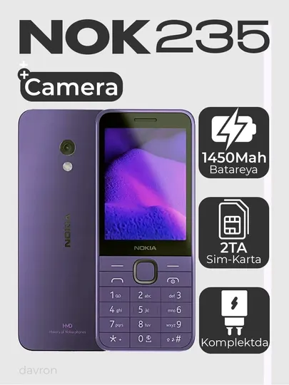 Кнопочный телефон Nokia 235 2 SIM