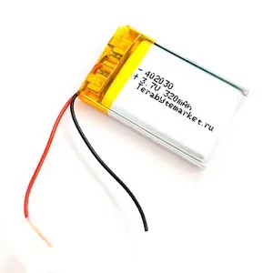 R2 CARCAM R-2 аккумулятор 320mAh 3.7v 2 провода (батарея на видеорегистратор совместимая универсальная)