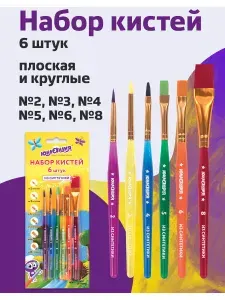FIT Сверла по металлу набор 6 шт. 2 3 4 5 6 8 мм HSS Р9М3 титановое покрытие