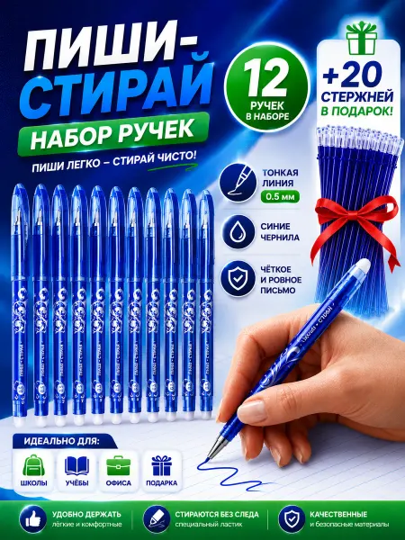 Ручки пиши стирай