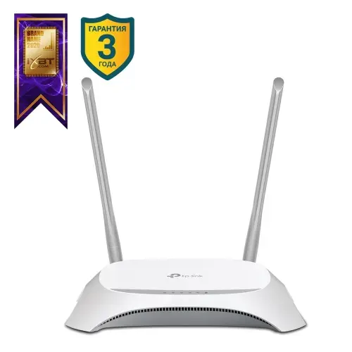 Wi-Fi Роутер TP-Link TL-WR842N, 2.4ГГц N300, 5xRJ45, USB с поддержкой 3G/4G модемов