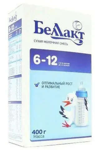 Беллакт Молочная смесь 2 (с 6 месяцев) 400г. 1шт.