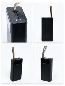 Повербанк 40000mah, внешний аккумулятор с 2 разъёмами USB, powerbank, серый