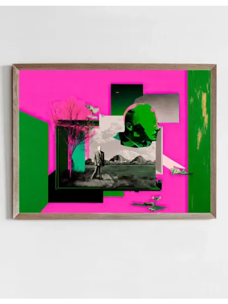 Onllyart Постер Основы коллажа 2 40x50