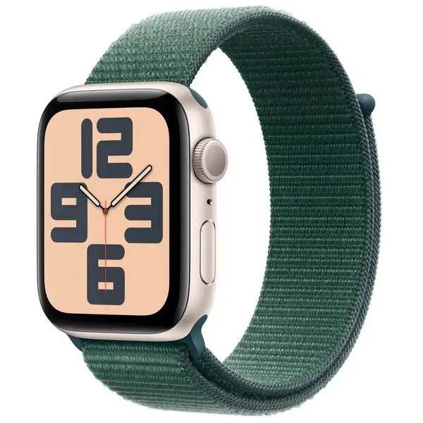Умные часы Apple Watch Series SE (Gen 2) 44 мм GPS, One Size Midnight Aluminium Case, Ink Sport Loop