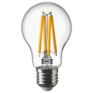 Светодиодная лампочка IKEA SOLHETTA, E27, 470 люмен, теплый белый свет, 2.9 Вт, 1 шт. ИКЕА Солхетта