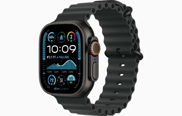 Умные часы Apple Watch Ultra 2 49 мм Black Titanium Case GPS + Cellular, Ocean Band, Black