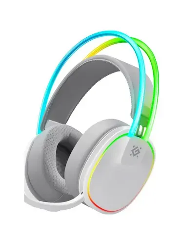 Гарнитура беспроводная DEFENDER Tsunami белый (микрофон, Bluetooth/2.4G, Type-C) (64695)