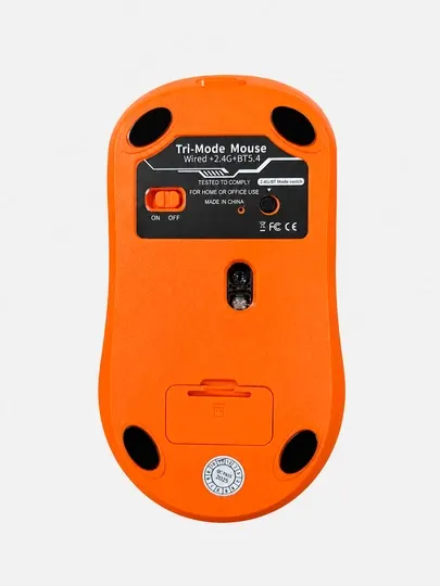 Беспроводная мышь PRO 8000 DPI | Bluetooth + 2.4GHz + Type-C