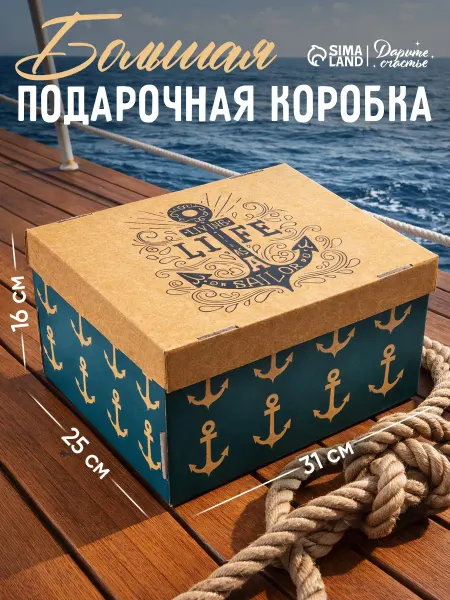 Подарочная картонная коробка для упаковки подарка