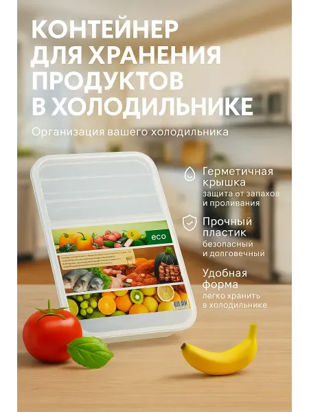 IY Контейнер для хранения продуктов в холодильнике