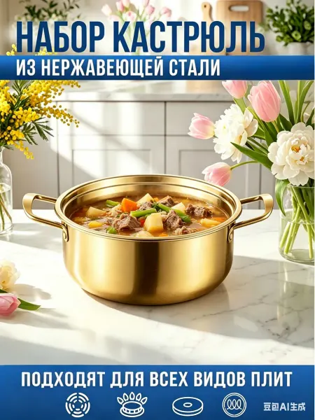 Кастрюля из нержавеющей стали