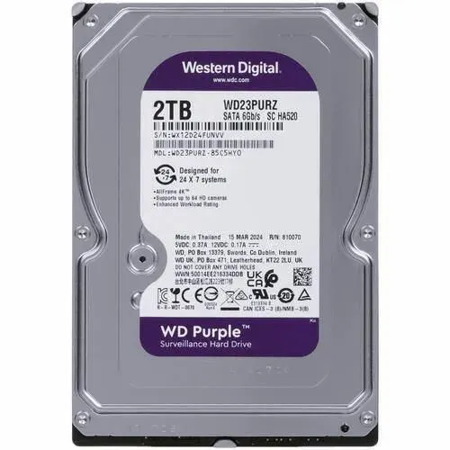 Western Digital 2 ТБ Внутренний жесткий диск, 5400 об/мин, SATA II