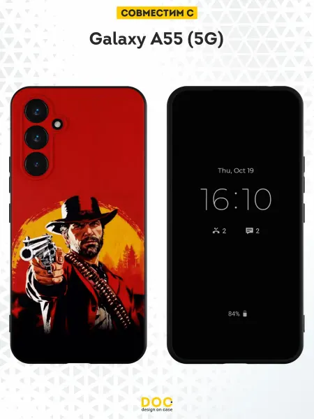 DesignOnCase Чехол на Samsung Galaxy A55 (5G) с принтом RDR 2