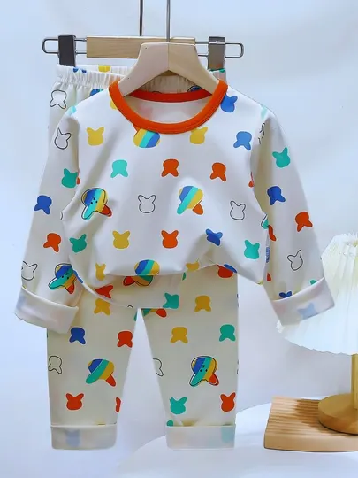 Домашняя одежда, пижама для малыша, от 2 года до 6 лет