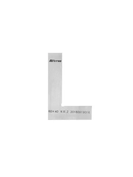 Micron Угольник поверочный УП 60х40 кл.2
