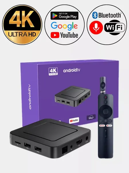 Smart TV Box Z6, на базе Android, 2ГБ/8ГБ, поддержка Smart TV