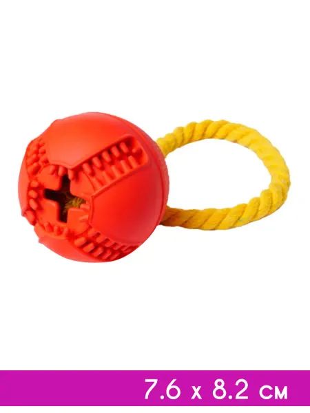 HomePet Игрушка для собак мяч для лакомств 8,2см