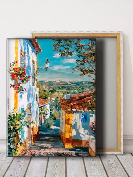 Artt Картина на стену 50х70 Греческие улочки