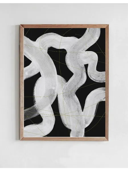 Onllyart Постер Абстрактные мазки кистью 65Z
