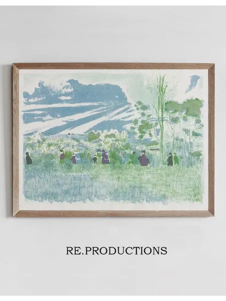 Re.productions Постер Across the Fields - Édouard Vuillard