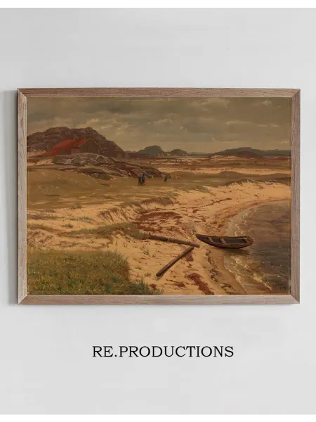 Re.productions Постер From the Risøbank near Mandal - Amaldus Nielsen
