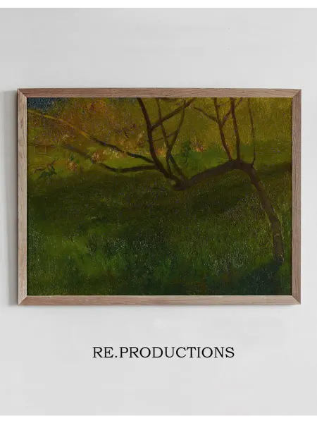 Re.productions Постер Study Of Apple Tree. Spring - John La Farge