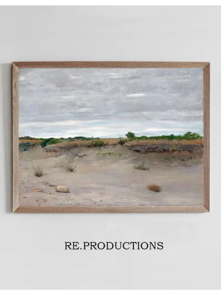Re.productions Постер Wind-Swept Sands - William Merritt Chase