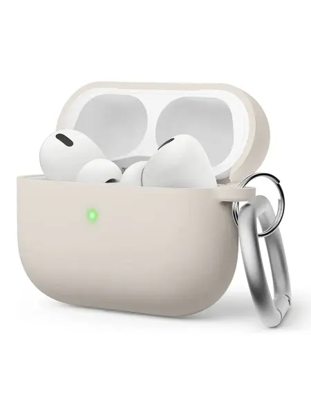 Elago Чехол для Apple Airpods Pro 2 с карабином Lightning и USB-C