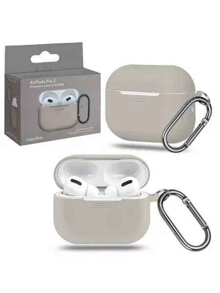 ProAks Силиконовый чехол с карабином для Apple AirPods Pro 2