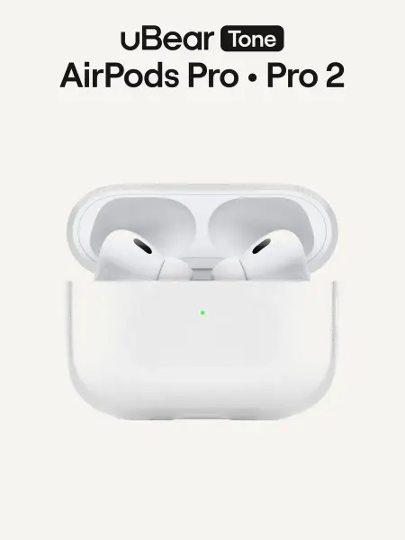 UBear Чехол на AirPods Pro 2 Pro Tone case прозрачный