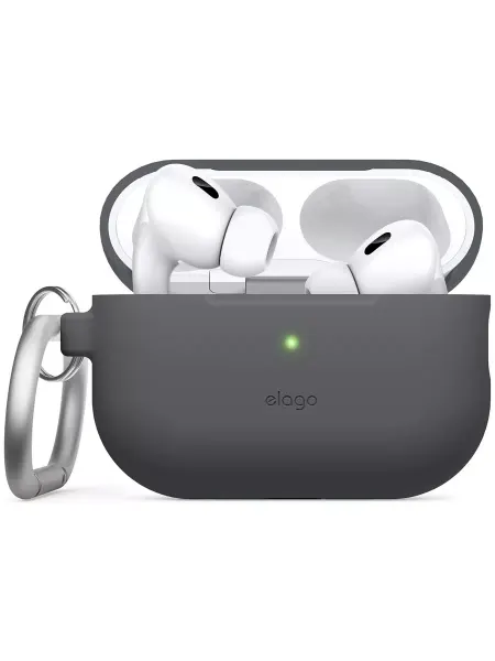 Elago Чехол для Airpods Pro 2 Silicone с карабином (Lightning)