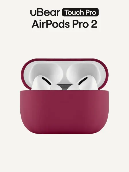 UBear Чехол на AirPods Pro 2 Pro усиленный, силикон soft touch