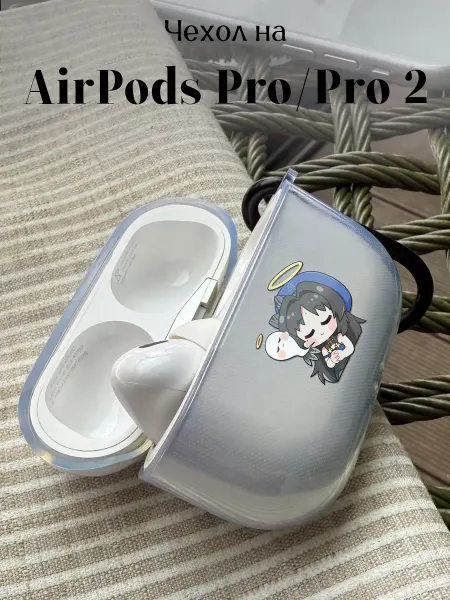Be Unique Чехол на AirPods Pro и Pro 2 с принтом Wuthering Waves