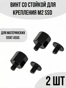 Винт со стойкой для крепления M.2 SSD 2шт для материнской платы Asus